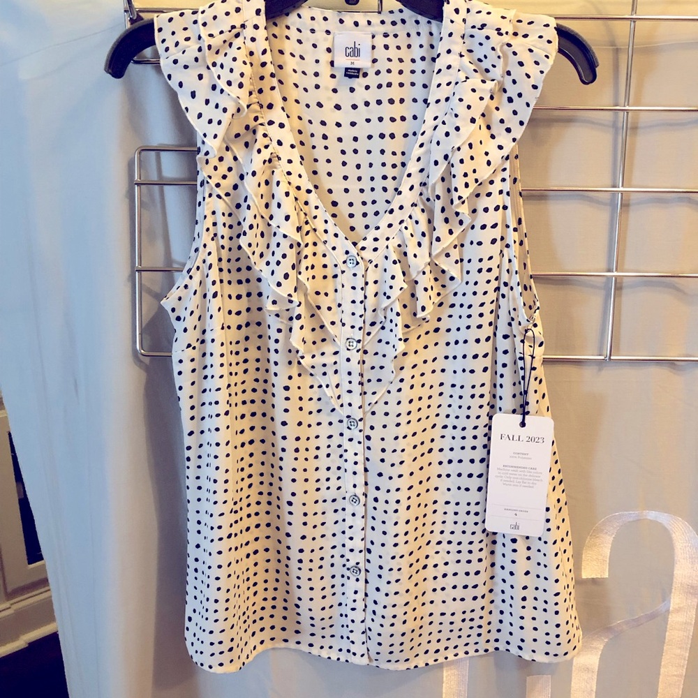 CAbi Polka Dot Top